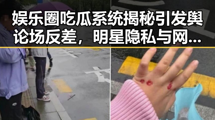 娱乐圈吃瓜系统揭秘引发舆论场反差，明星隐私与网友评论者的博弈