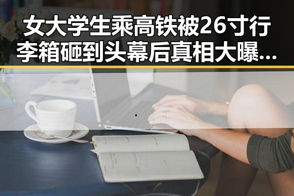 女大学生乘高铁被26寸行李箱砸到头幕后真相大曝光 娱乐圈吃瓜文件怎么弄